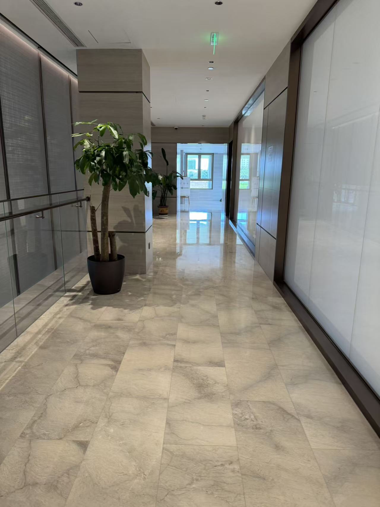 通透公共动线,国华合悦家现场实景